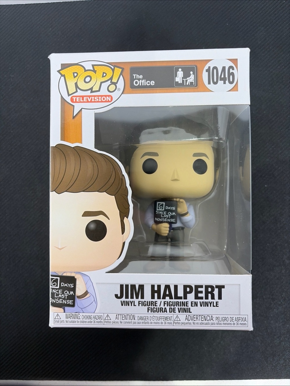 Funko Pop! Television 1046 The Office Jim Halpert w/ Nonsense Sign Pop Vinyl